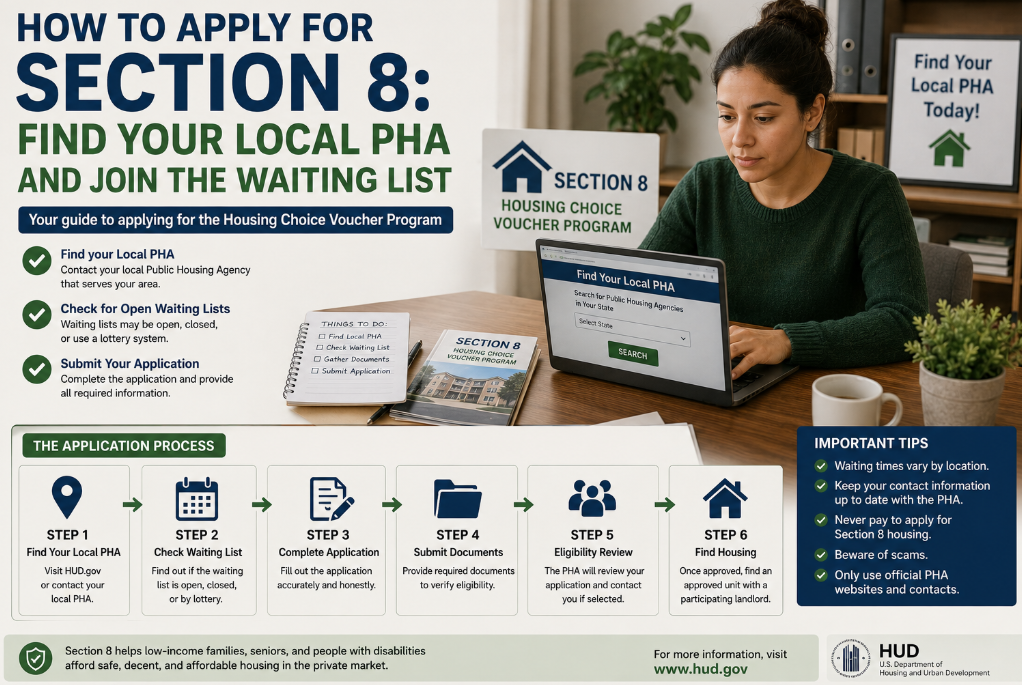How to Apply for Section 8 Find Your Local PHA and Join the Waiting List