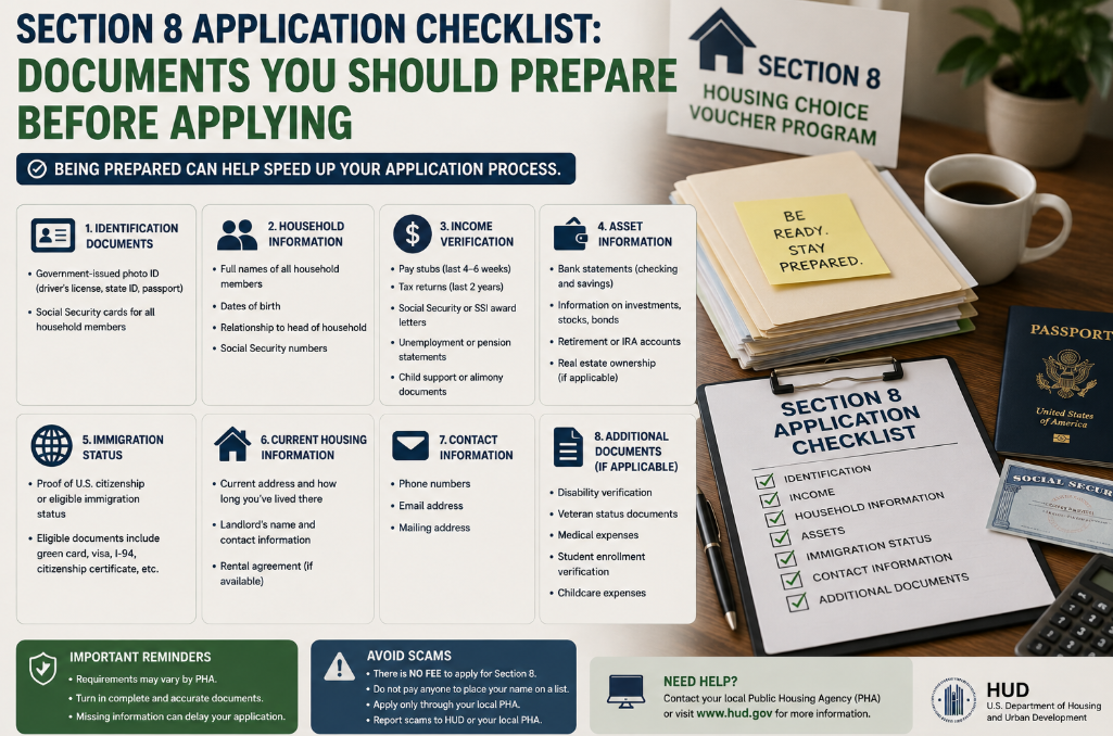 Section 8 Application Checklist Documents You Should Prepare Before Applying